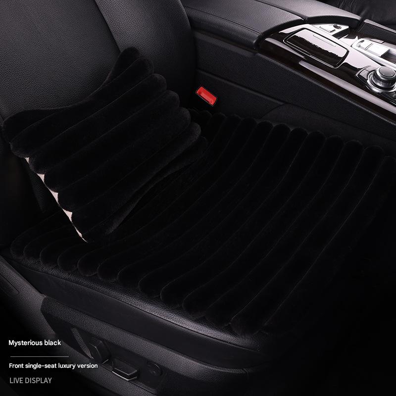 Mysterious black front single seat   1 waist pillow