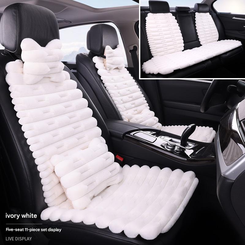 Ivory white five-seat 11-piece set