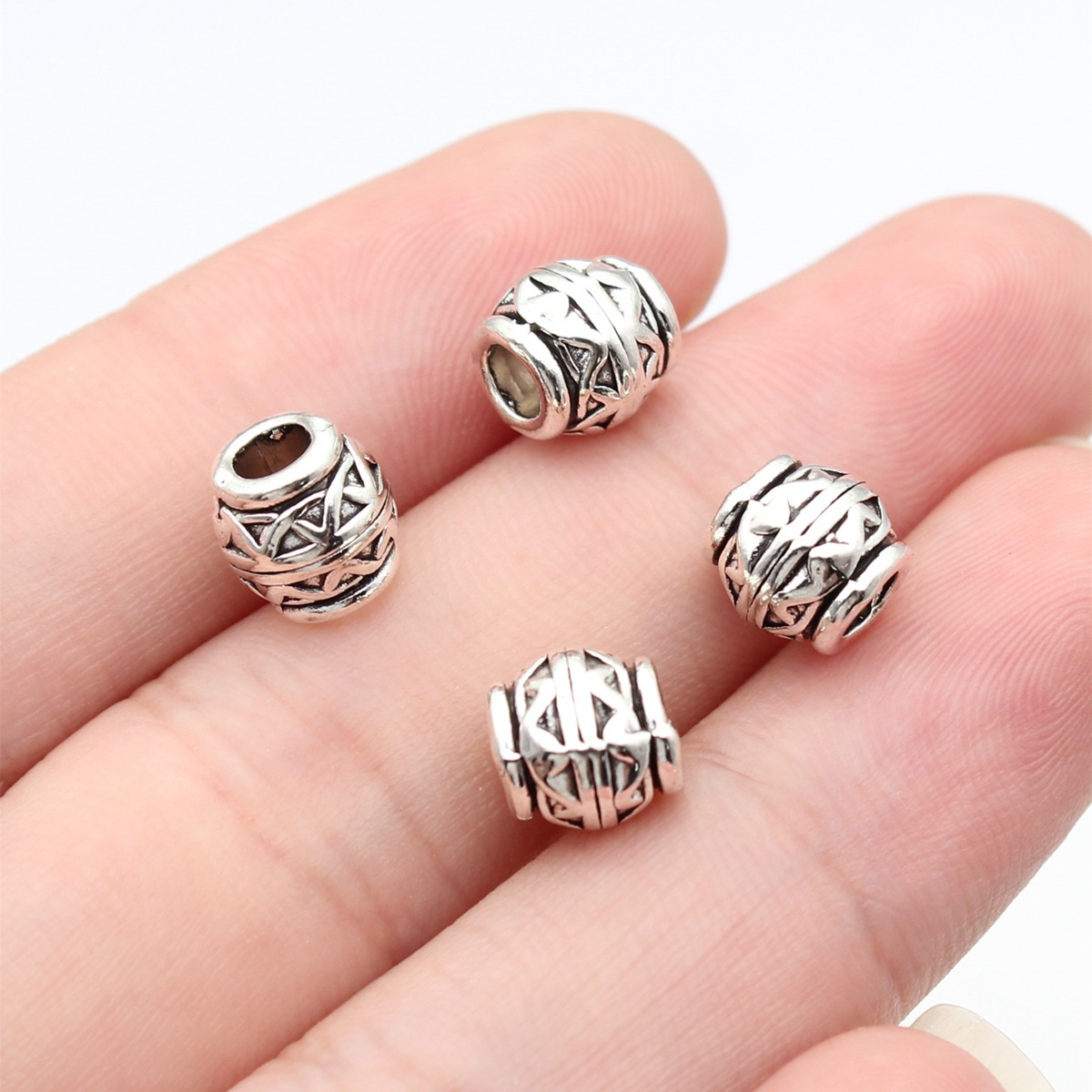 1:antike silberne Farbe