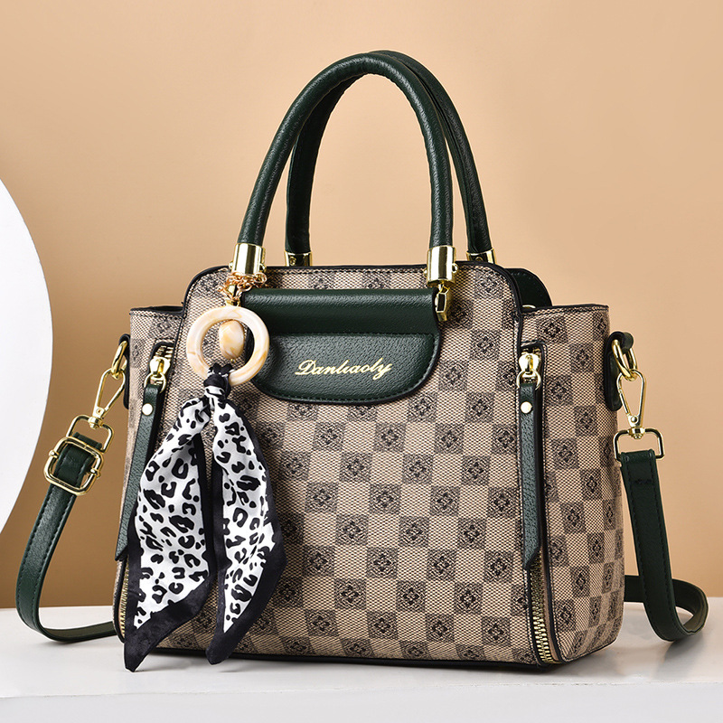 Khaki Print-Dark Green