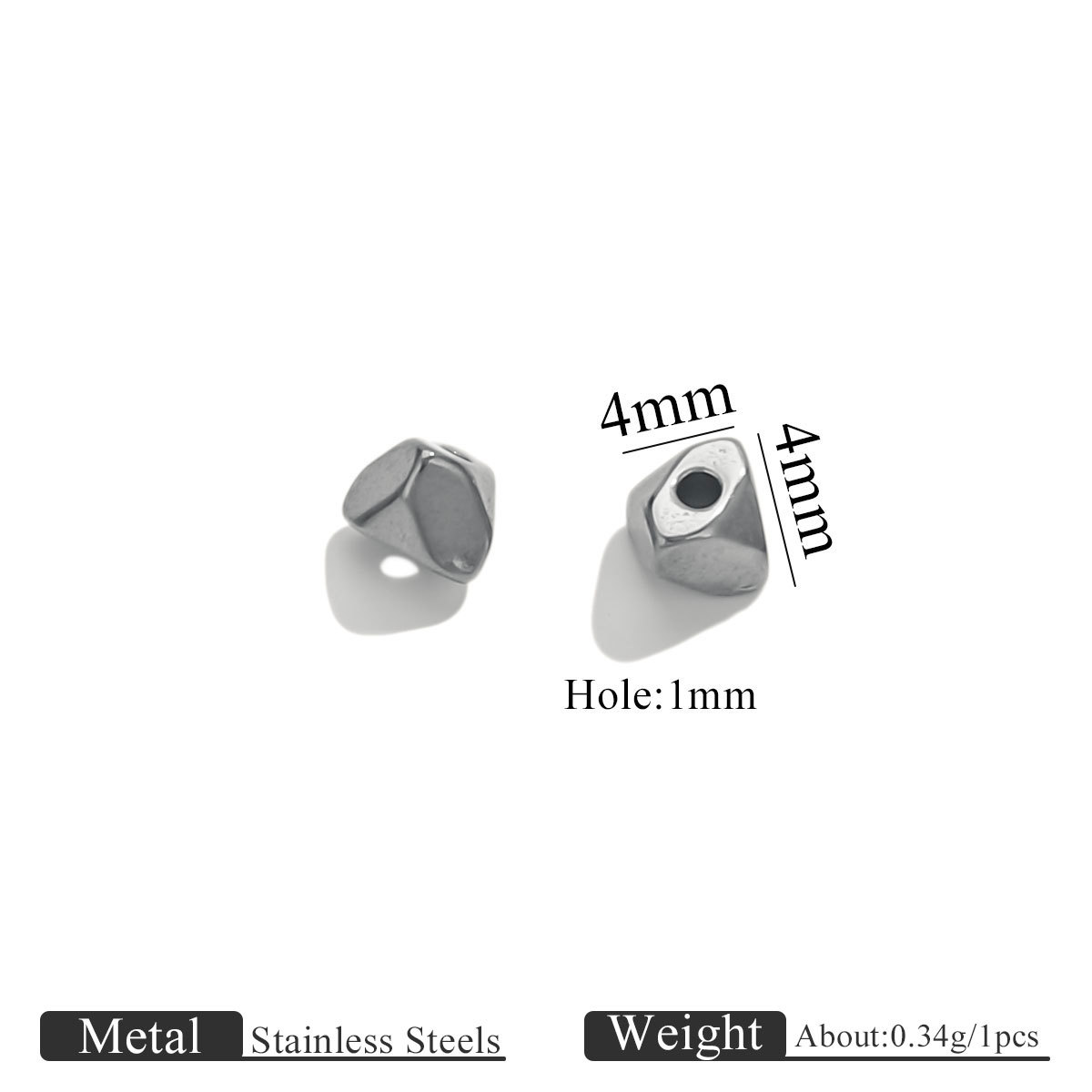 10:Steel color special-shaped beads-4