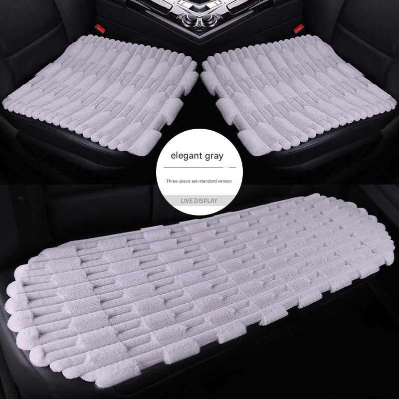 Elegant gray car with five seats and three-piece set