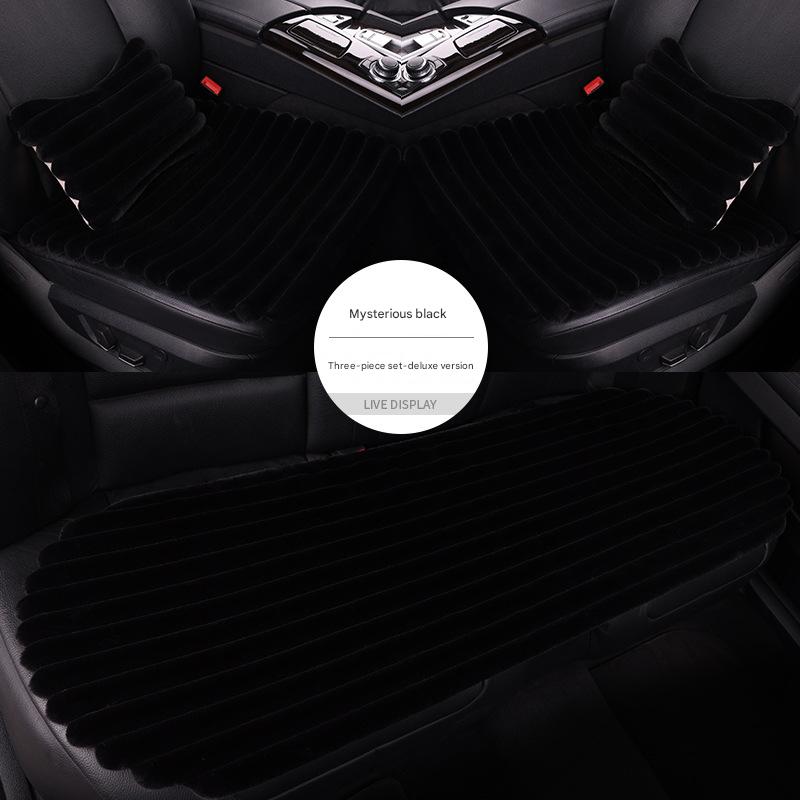 Mysterious black five-seat three-piece set   2 waist pillows