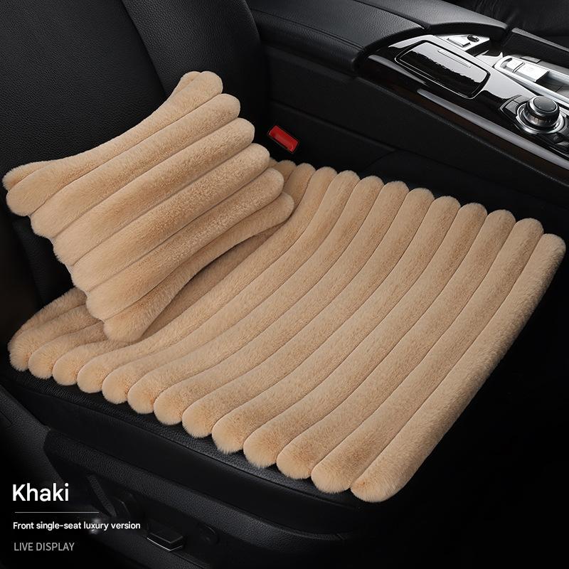 Khaki front single seat   1 lumbar pillow