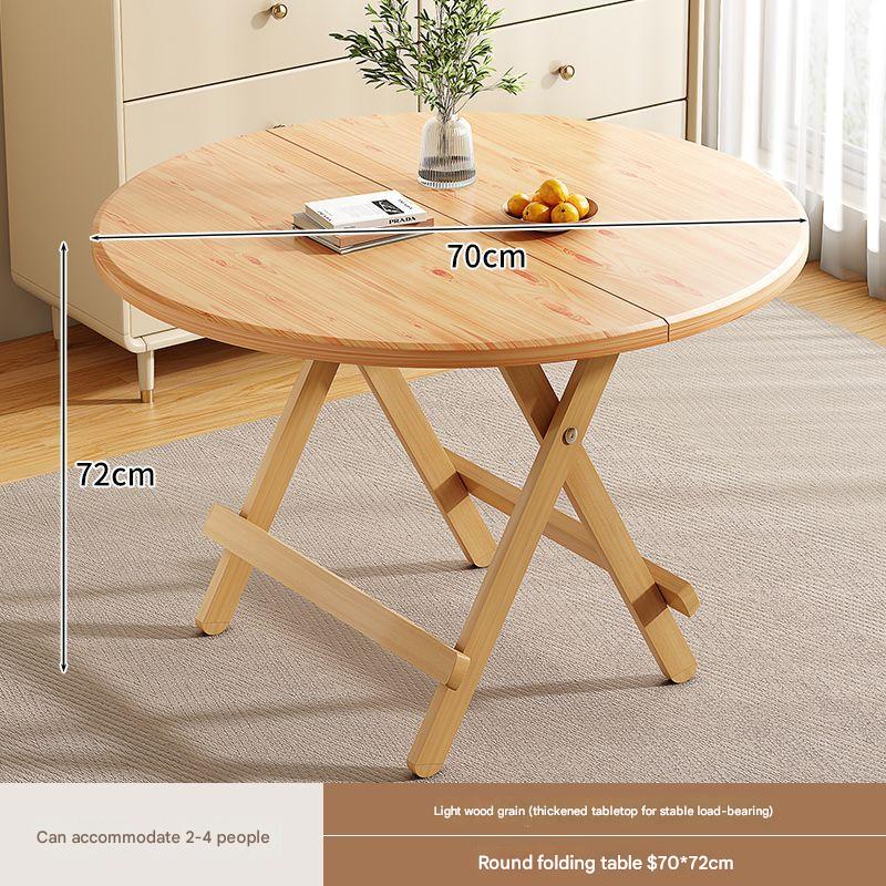 Original color thickened 70 round surface installation table height 72cm