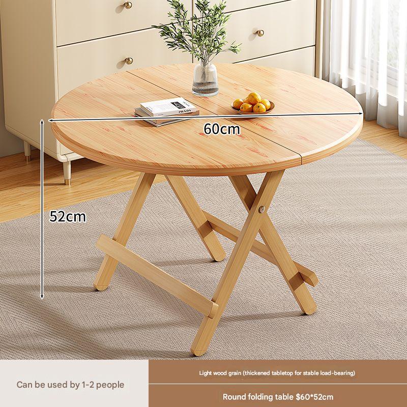 Original color thickened 60 round surface installation-free table height 54cm