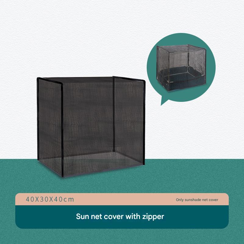 Zippered sunshade mesh cover [extended]