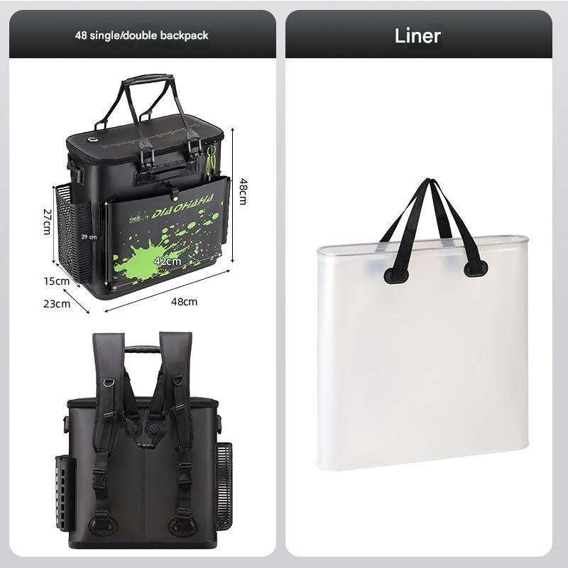 Black 48cm backpack   liner