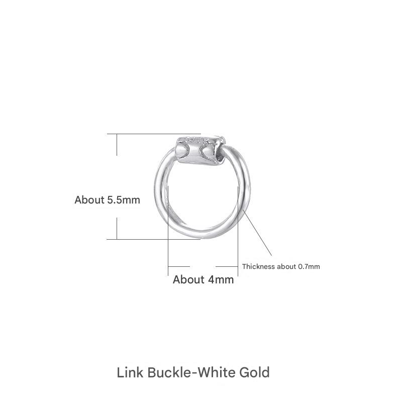 KTJ2569 small size-White Gold