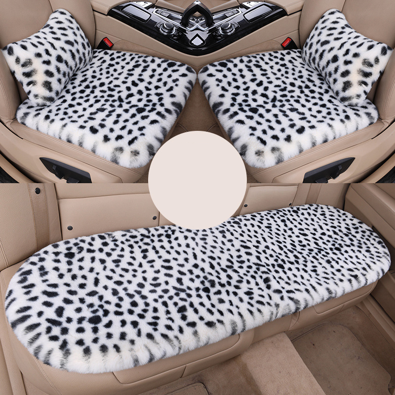 Off-white three-piece set   2 waist pillows