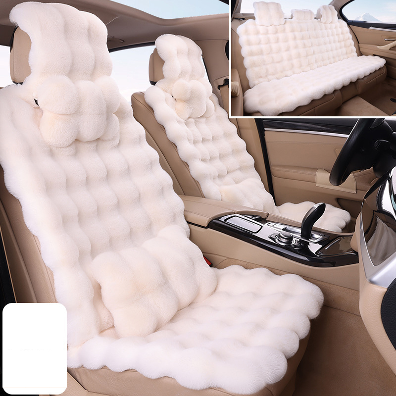 Off-white luxury-five-seater car