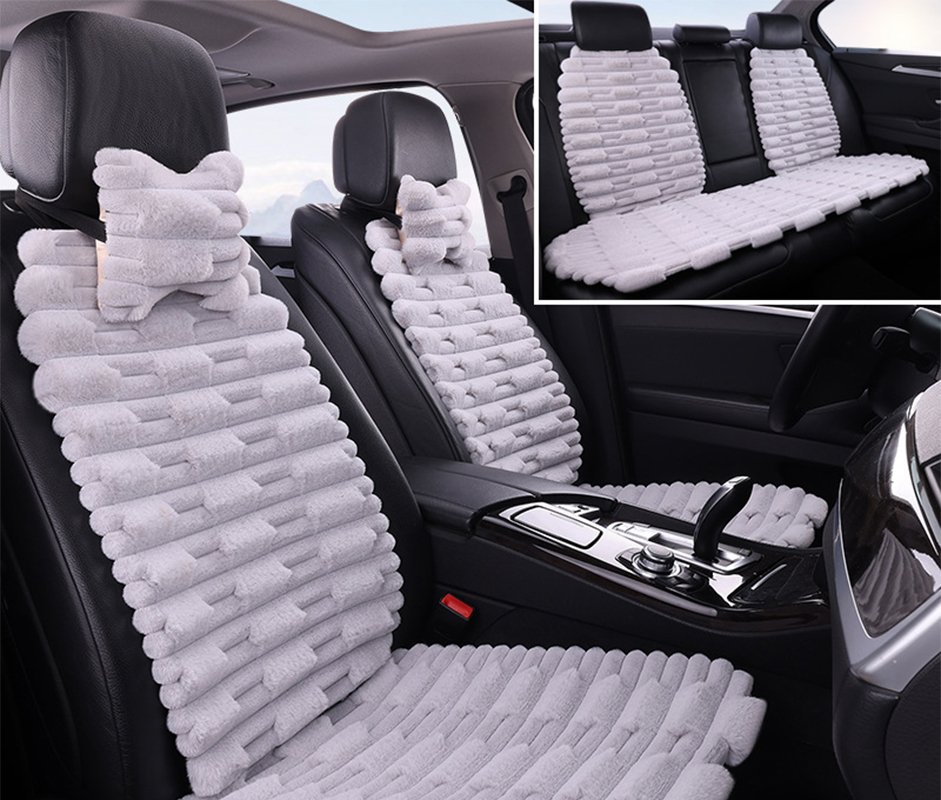 Elegant gray five-seat 9-piece set