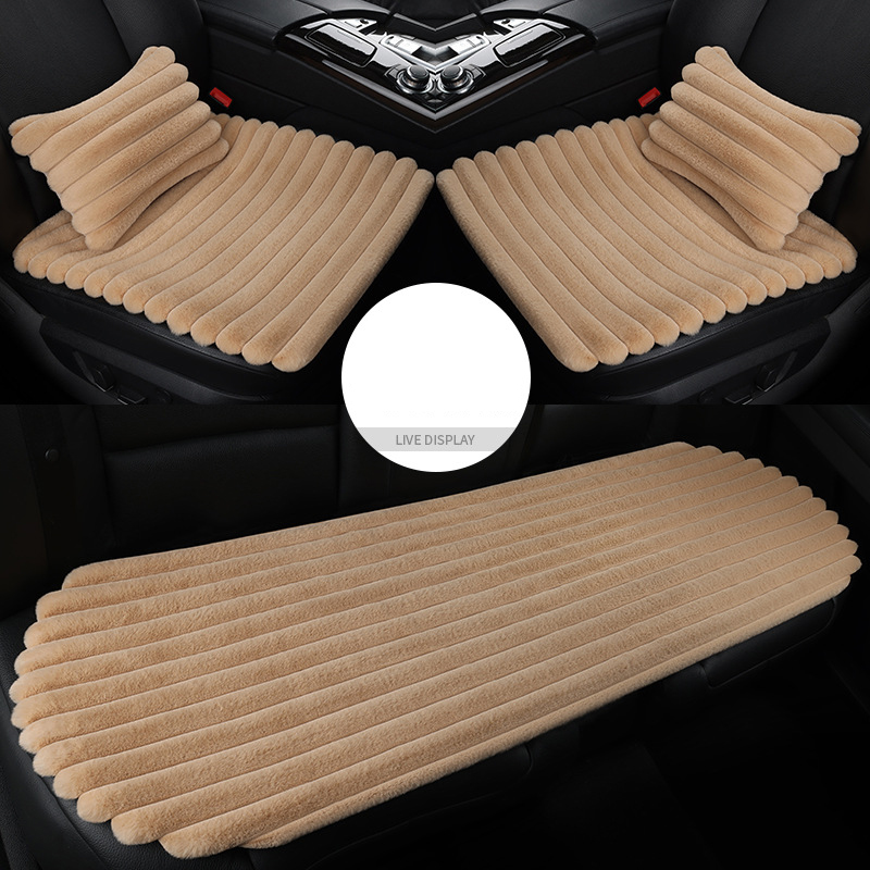 Khaki five-seat three-piece set   2 waist pillows