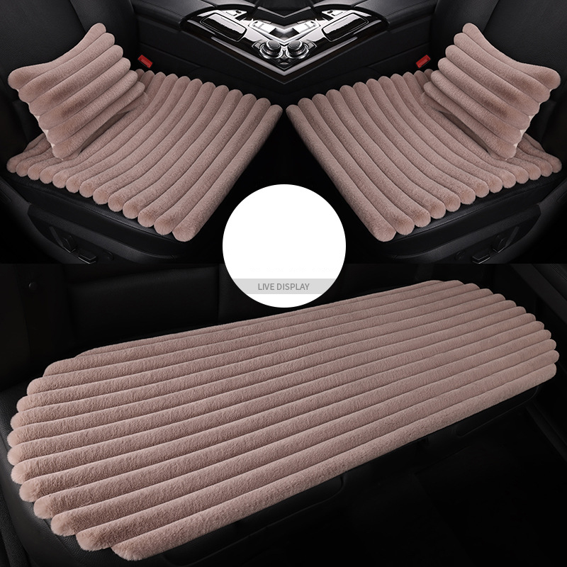 Bean paste color five-seat three-piece set   2 waist pillows