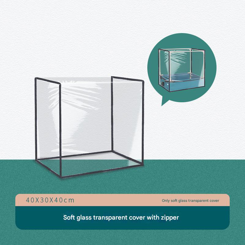 Soft glass rain film with zipper [extended]