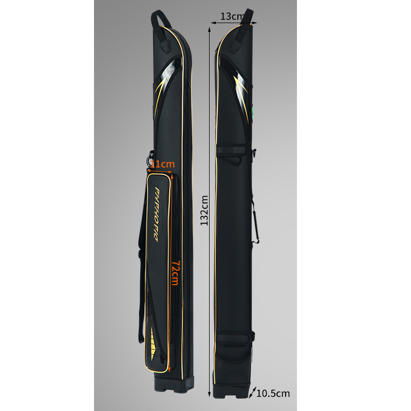 Obsidian black 1.3m with side pockets