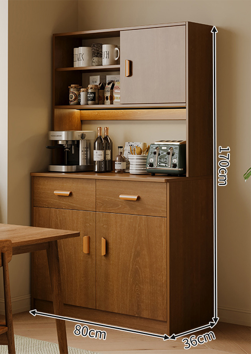 [medium fiber board - best value for money] tulip sandalwood color 80*36*170cm