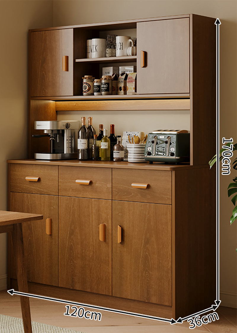 [medium fiber board - best value for money] tulip sandalwood color 120*36*170cm