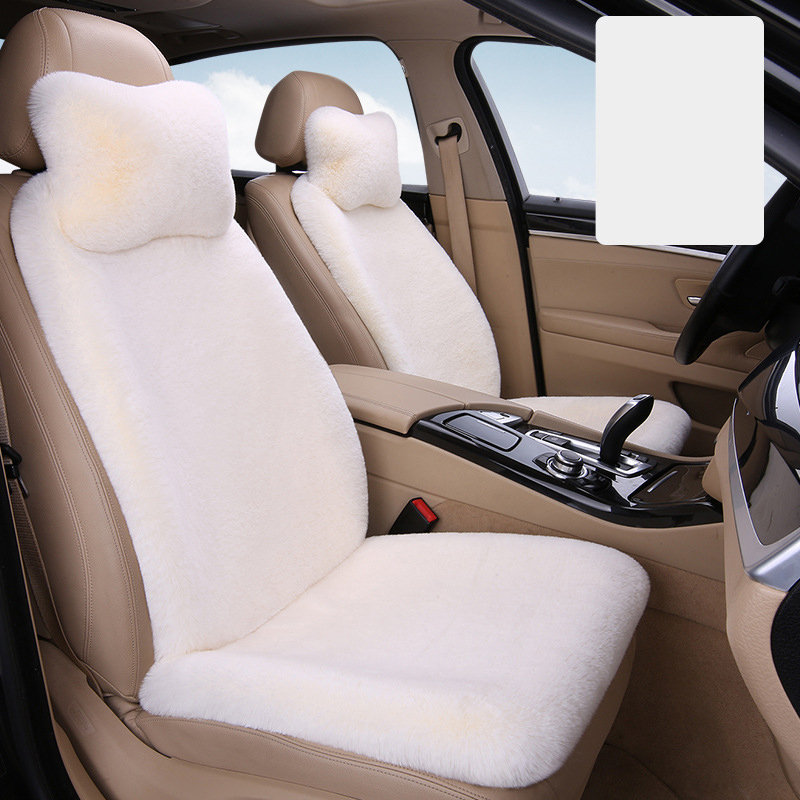 Off-white driver and passenger   2 headrests