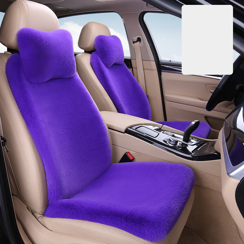 Violet driver and passenger   2 headrests   2 waist pillows