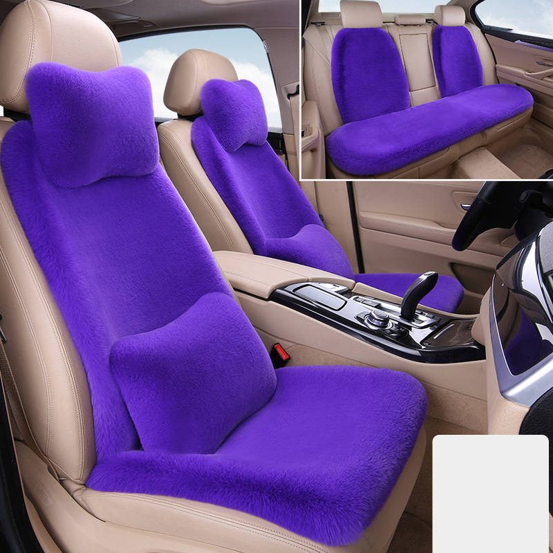 Violet car with five seats and 11-piece set