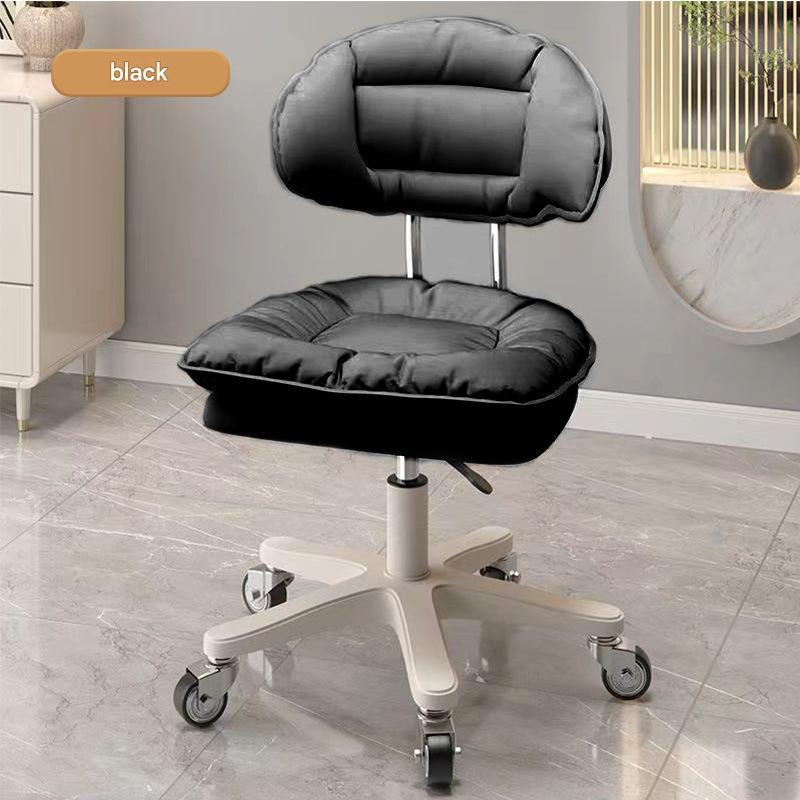 Black with metal bearing wheels