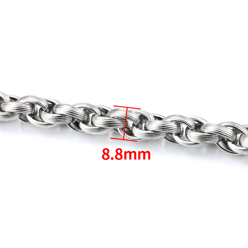 5:Steel pattern twist chain 8.8mm