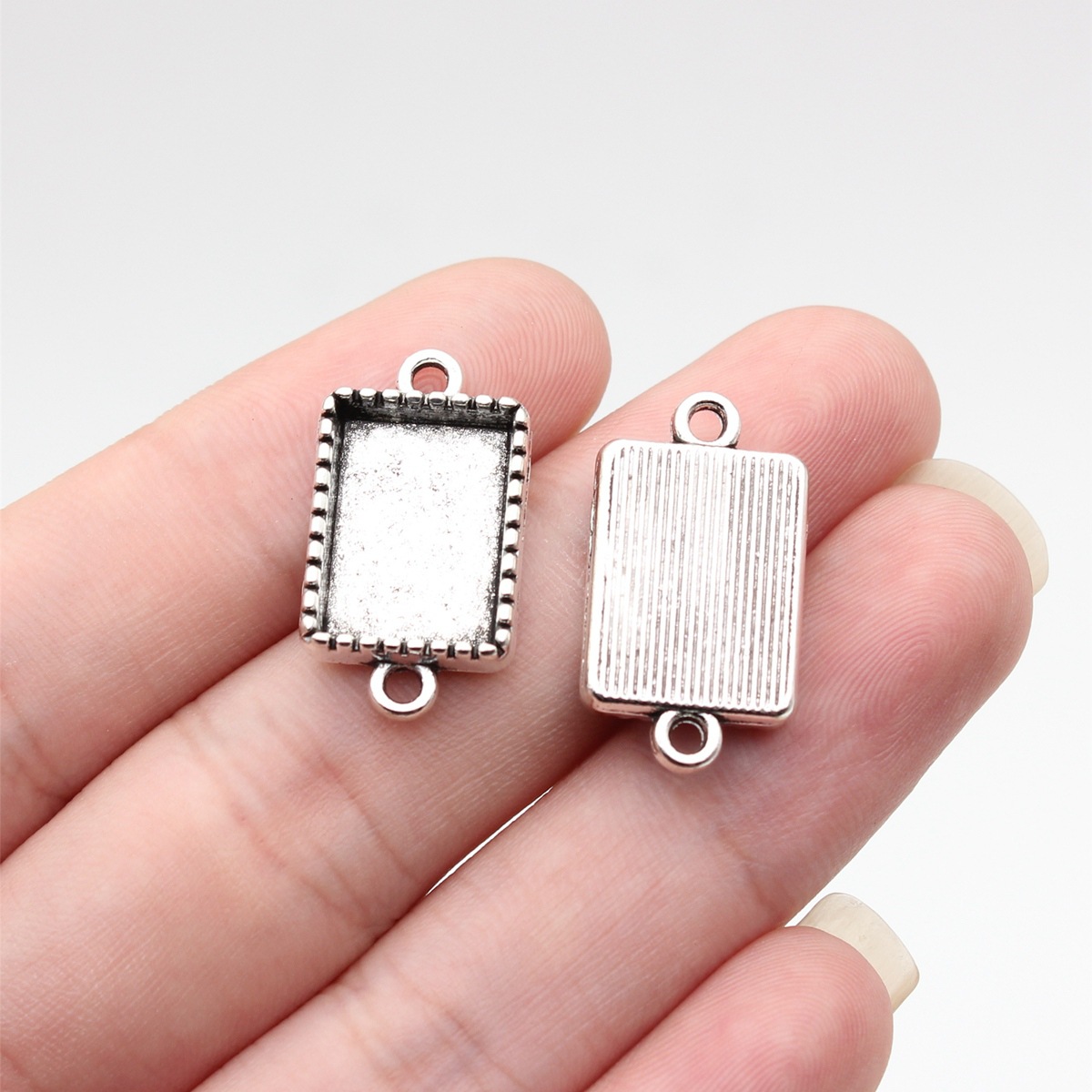 3:Outer diameter 23x13mm, inner diameter 13.6x9.7mm antique silver_b18132_w21-f48