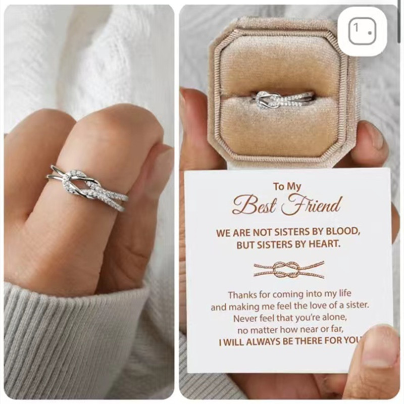 C ring with card and box