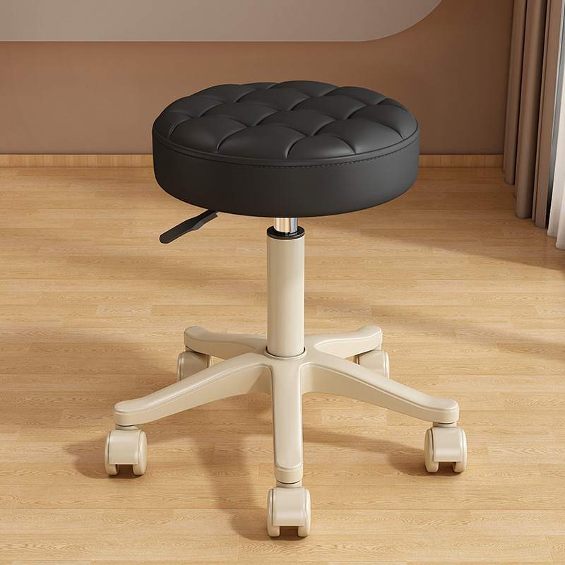 Light beige pulley pure black plaid surface