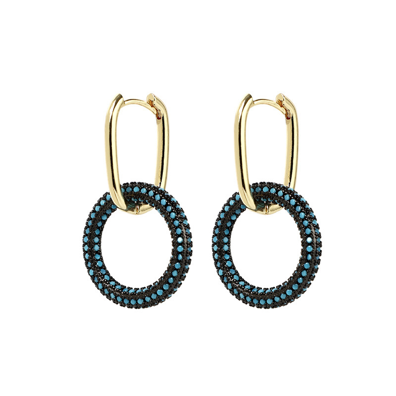 3:Round blue and black