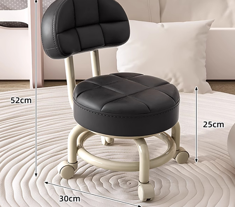 Black double layer frame with backrest