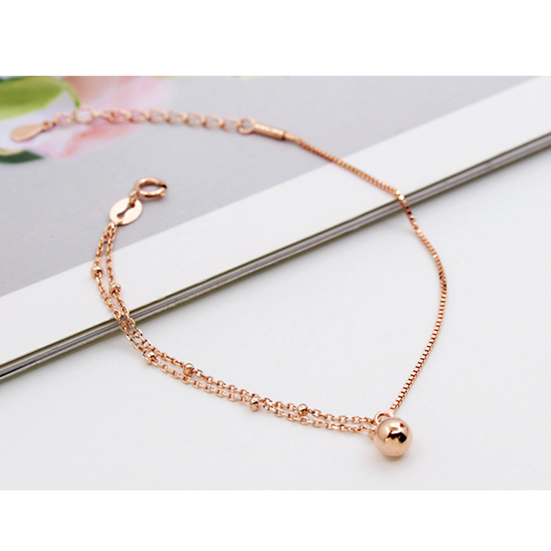 4 chapado en color oro rosado