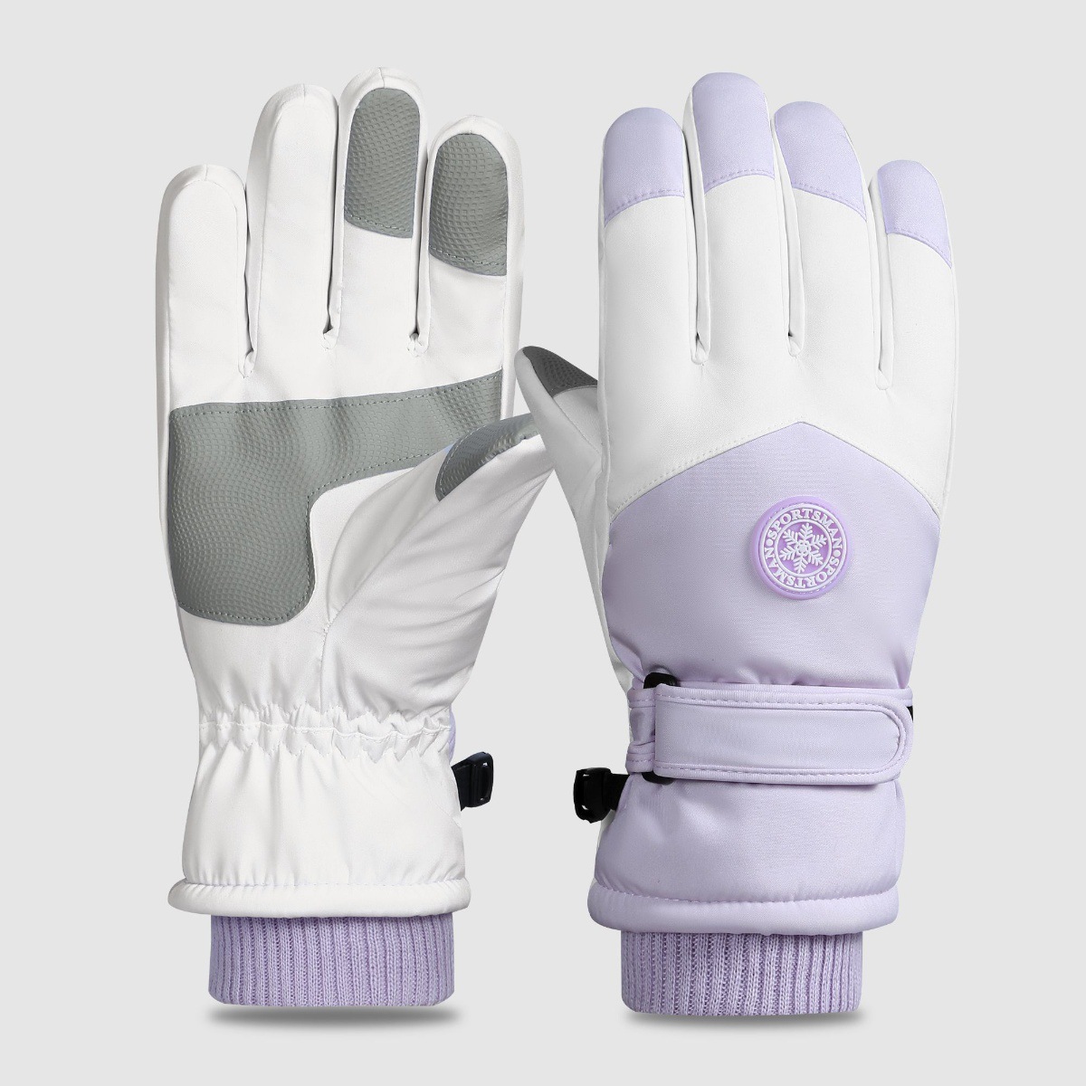 Ski-[round mark]-women's light purple