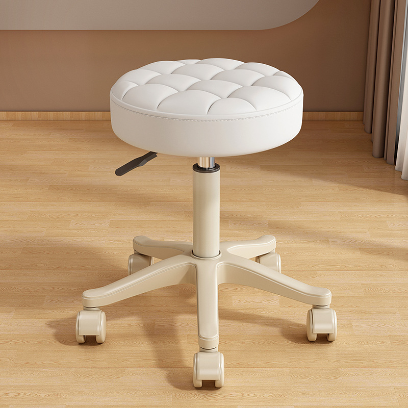 Light beige pulley pure white plaid surface