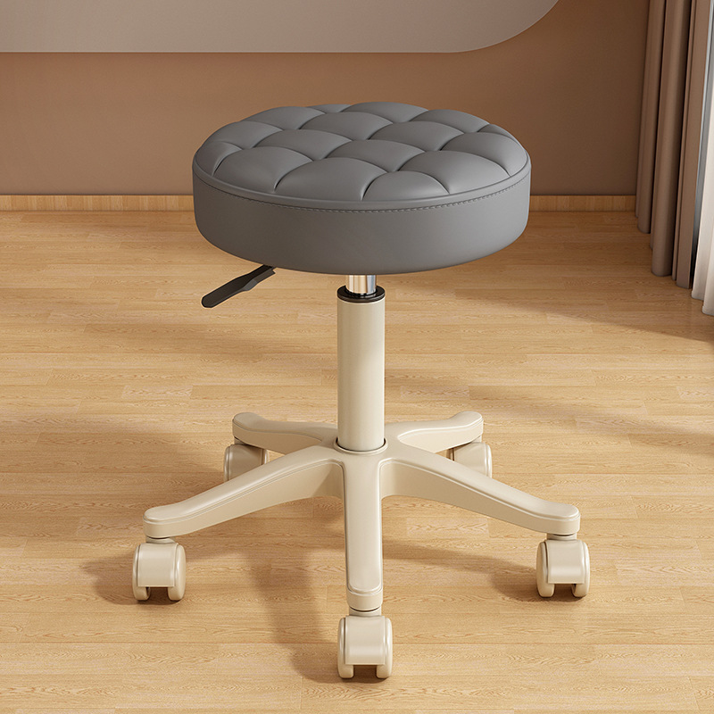 Light beige pulley dark gray square surface