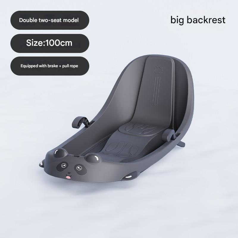 large backrest 100cm obsidian black