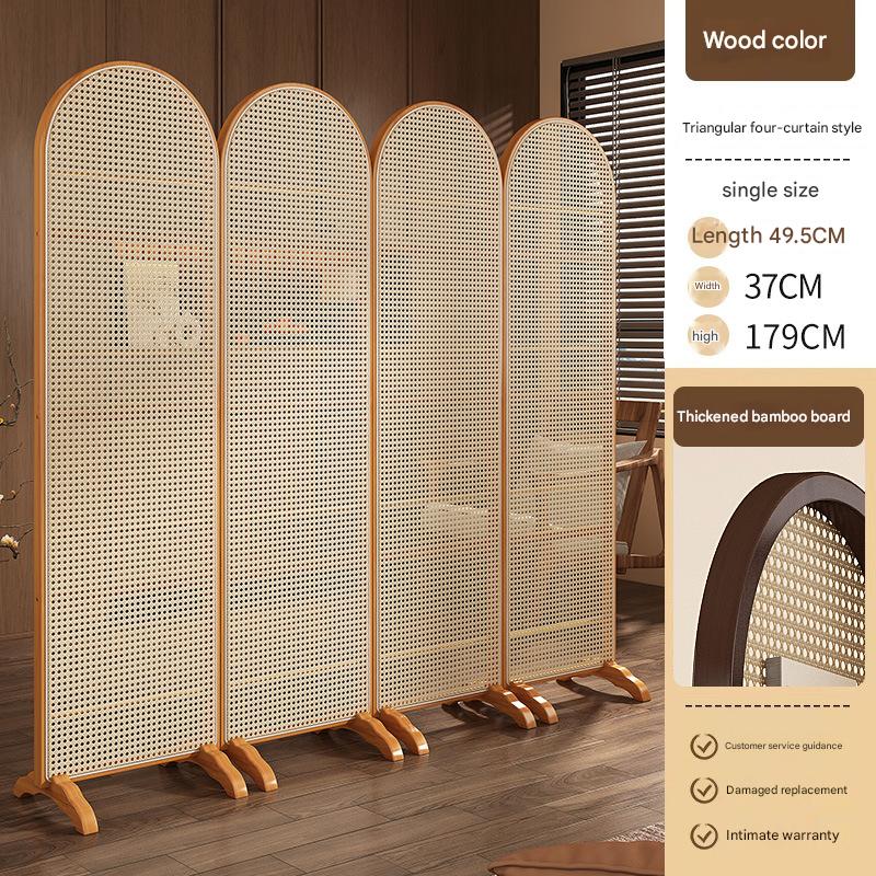 Log color-triangle four curtain