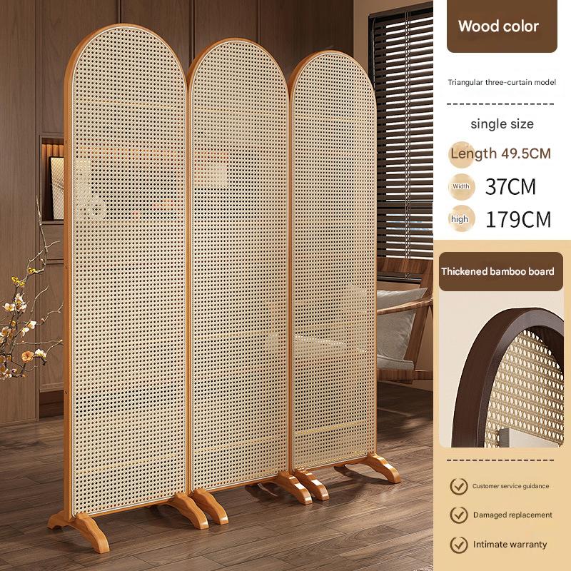 Log color-triangle three curtain