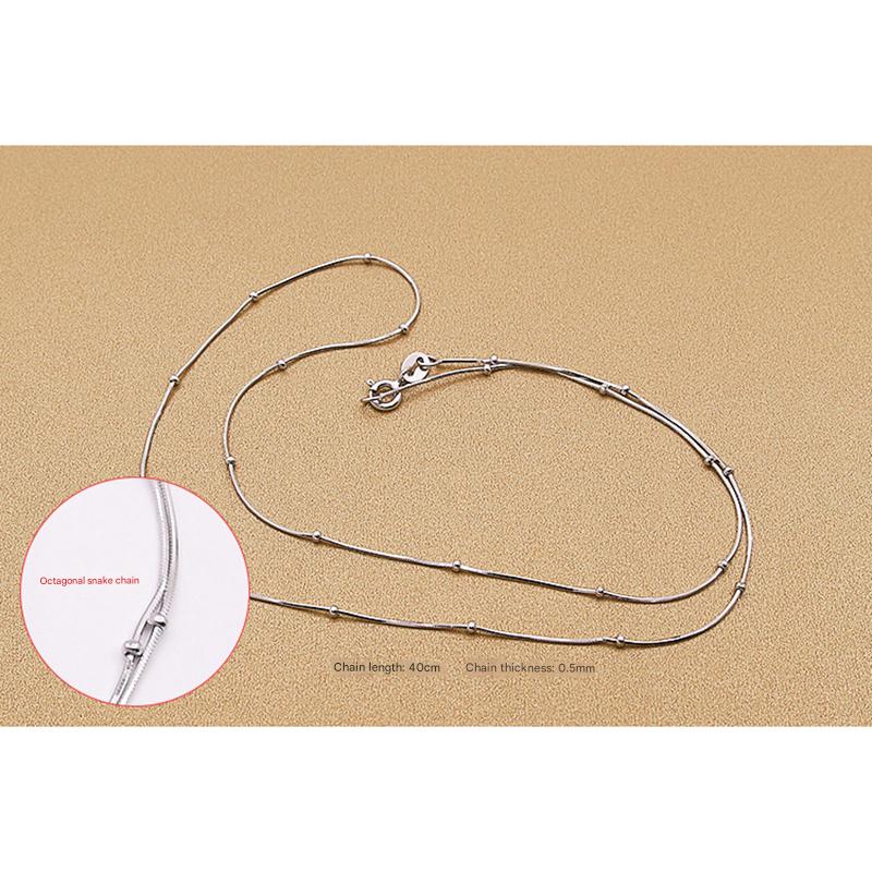 Snake bone beads -40cm/strip