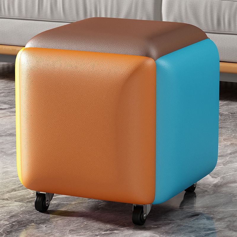 Five-color leather 35*35