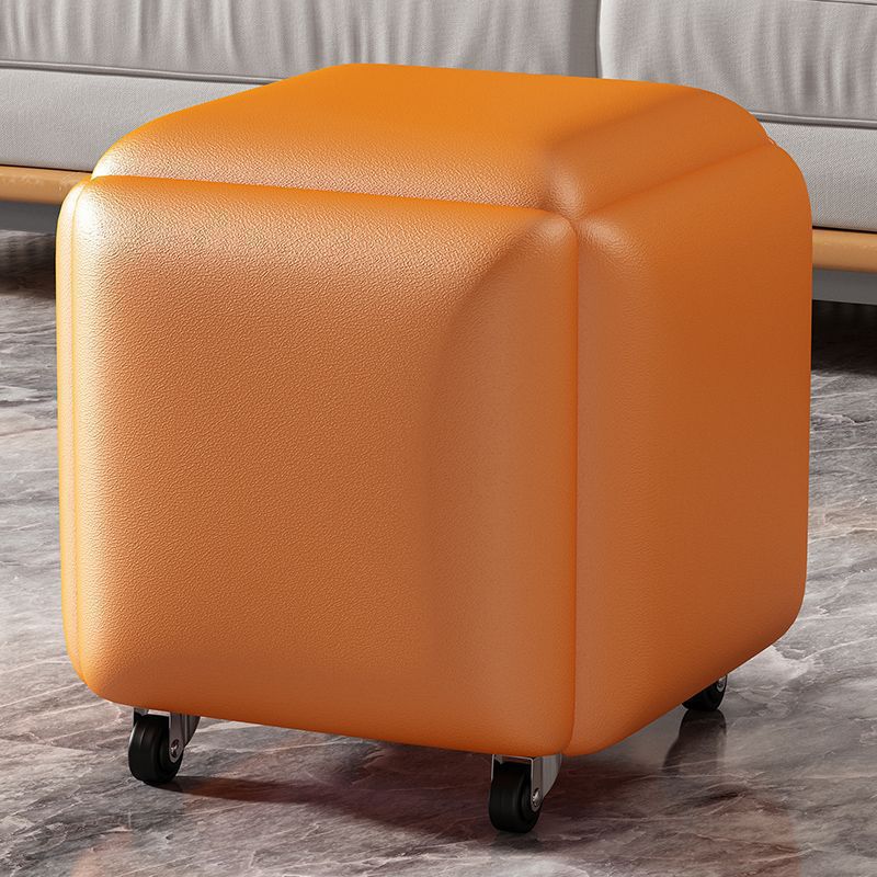 Orange leather 35*35