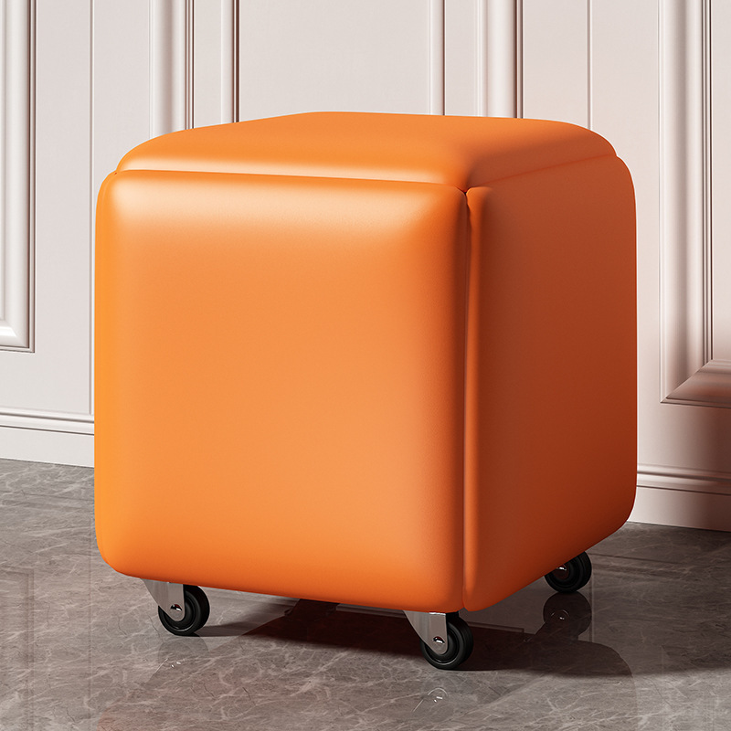 45*45 orange Nappaleather