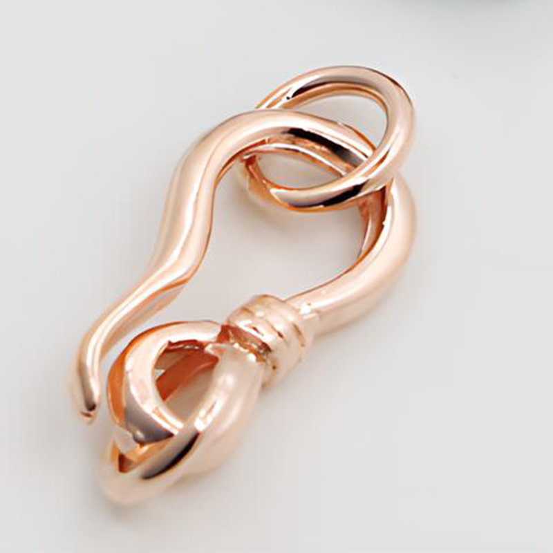 rose gold color plated 15mm