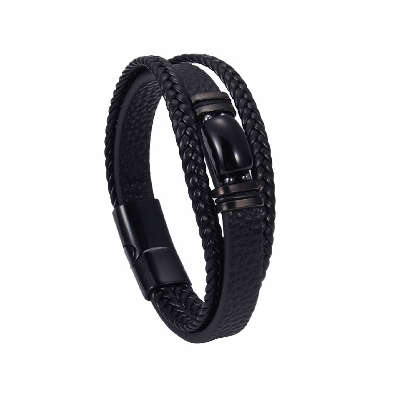 7:Obsidian tiger eye bracelet