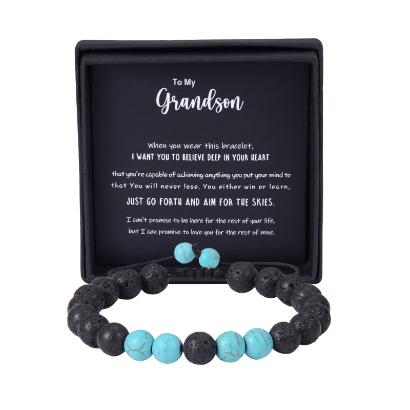 3:Blue turquoise to my grandson