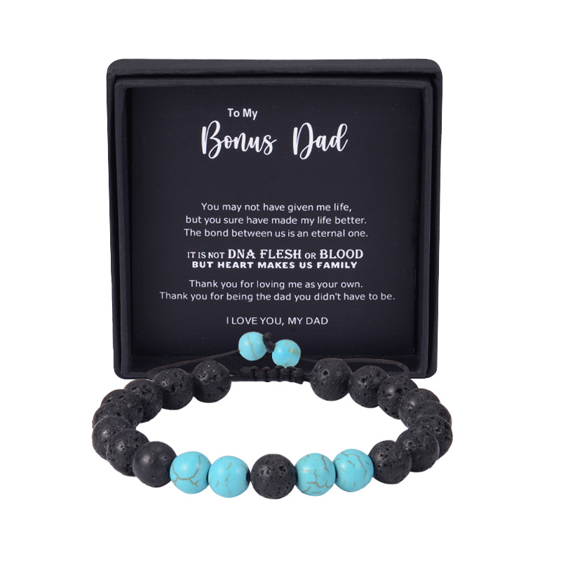 6:Blue turquoise to my bonus dad