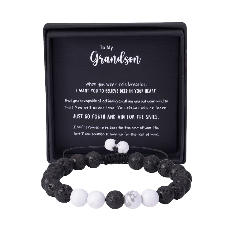 9:White turquoise to my grandson