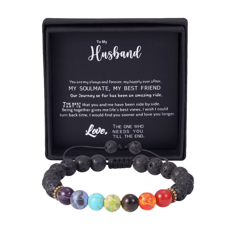 16:Colorful stone to my husband