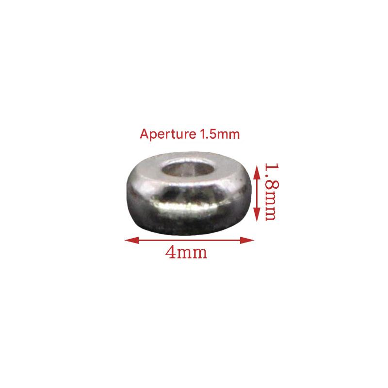 6:Bright silver 4*1.8mm